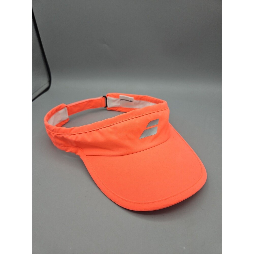 Babolat Elastic Visor Sun Cap Unisex Adjustable Tennis Sports Hat Neon